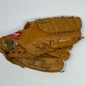 Vintage Rawlings RBG135 Rickey Henderson Youth Baseball Glove Mitt RHT E8